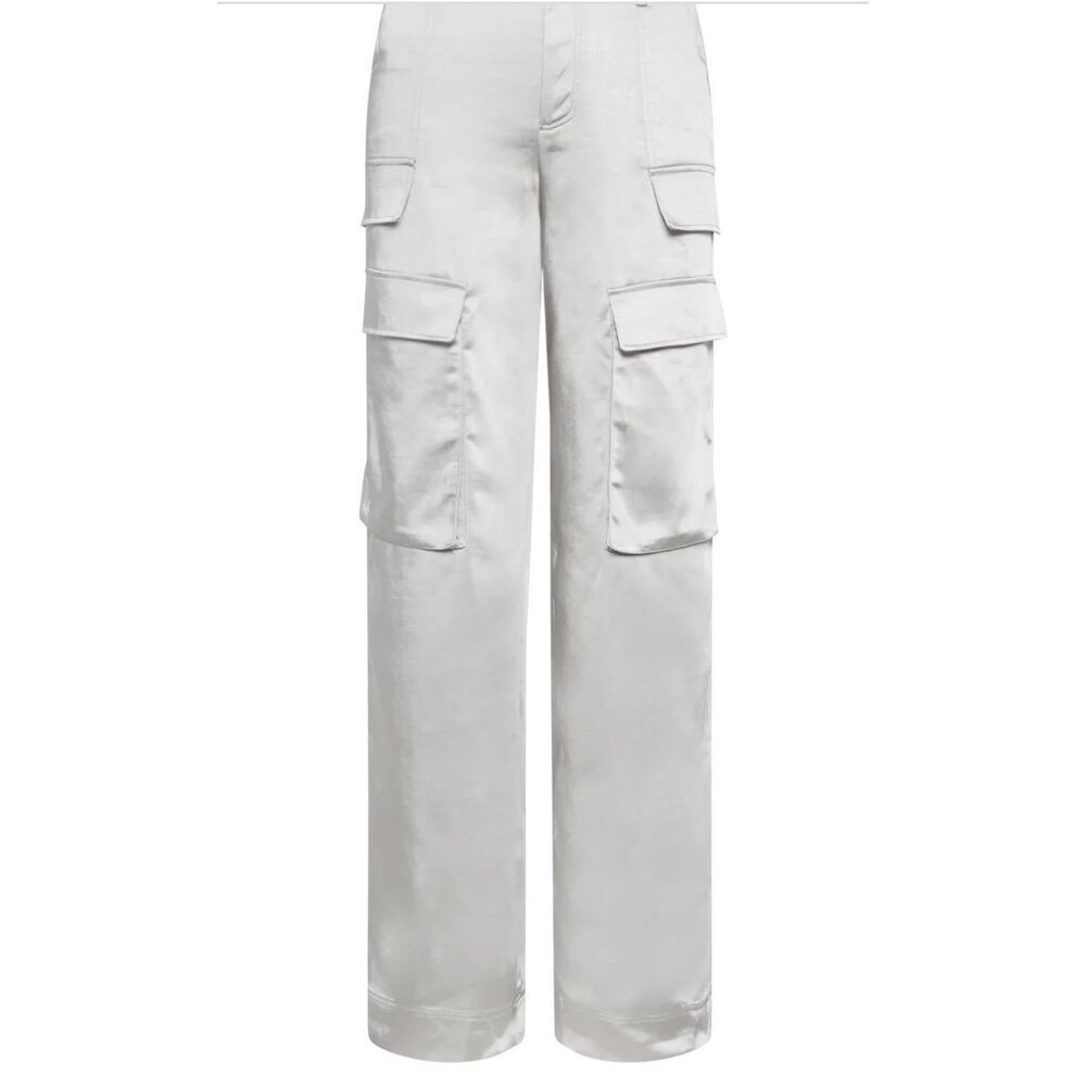 Catherine Gee Cargo Pant in Silver NWT Size 2